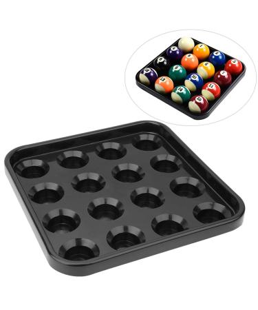 Pool Ball Tray Billiard Ball Holder Tray, Snooker Ball Carrying Tray Case, Pool Table Accessories for 16 Billiard Ball Storage