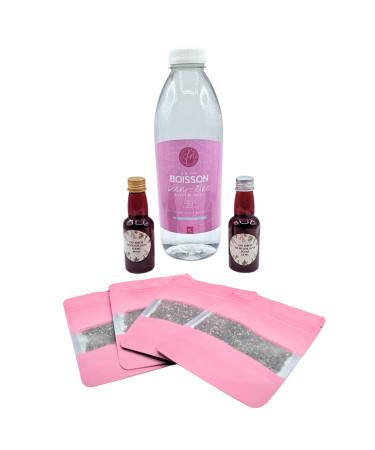 CFN - Natural Strawberry Detox Wellness Drink Sugar Free - Digestion, Detoxifying and Revitalizing - Energy, Anti-Cellulite and Skin - 100% Natural - French Brand - 15 Days