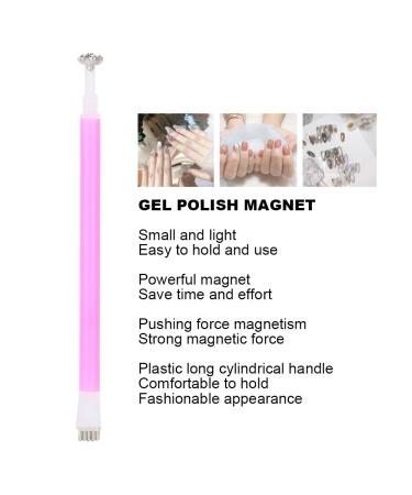 3D Cat Eyes Nail Art Magnetic Pen Set - 3 Pieces Exquisite Double Head Gel Polishing Stick for Ombre Flower Design - Perfect Manicure Tool in Pink - Buy Online on GoSupps.com