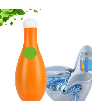 Bowling Blue Bubble Toilet Bowl Cleaner Toilet Fresheners Deodorizing & Descaling Automatic Toilet Bowl Cleaner in Bottle Household Toilet Cleaner For Cistern (1 PCS)