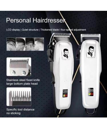 Professional Cordless Hair Clippers for Men - Rechargeable Electric Hair Trimmer Tool - Buy Online on GoSupps.com
