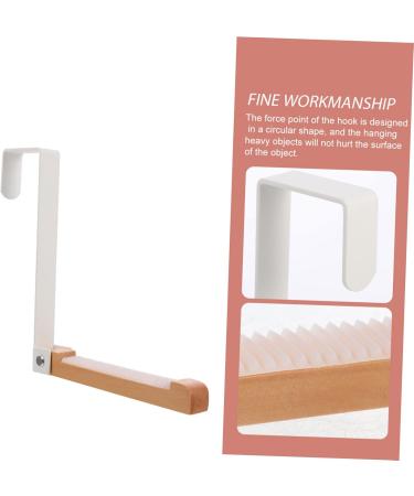 Hohopeti Door Hook Hat Hanger Coat Hooks Wall Mounted Cement Door Coat and Hat Hook Wall-Mounted Storage Box 17.5X16CM White - Buy Online on GoSupps.com