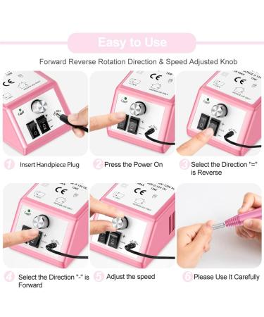 Professional Electric Nail Cutter - 20 000 RPM Acrylic Gel Polishing Tool for Home & Salon Use | Perfect Mother's Day Gift - Buy Online on GoSupps.com