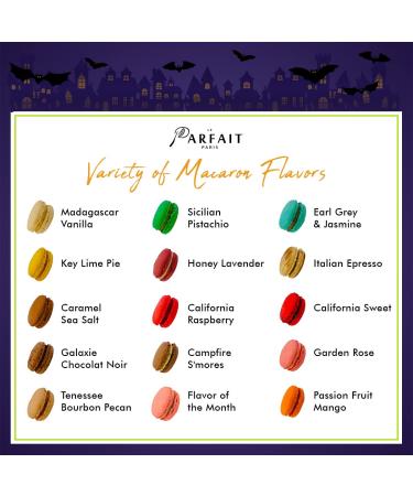 Le Parfait Paris French Macarons Gift Box - 24 Assorted Gourmet Desserts for Baby Shower, Birthdays, Mothers Day, & Anniversary - Buy Online on GoSupps.com