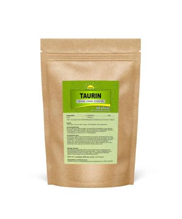 Taurine (amino acid) vegan 500 g in bag premium quality without additives Bonemis