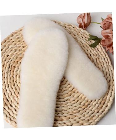 NOLITOY 3 Pairs Wool Insoles for Sneakers and Winter Boots - Warm Fleece Shoe Cushions for Ultimate Comfort - 25x8.8cm - Perfect Winter Shoe Parts - Buy Online on GoSupps.com