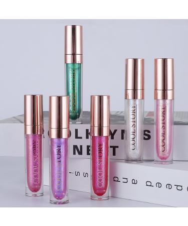 Glitter Lip Gloss | Shimmer Holographic & Sparkly Finish | Long Wear Waterproof 3D Lip Gloss | Buy Now - Buy Online on GoSupps.com