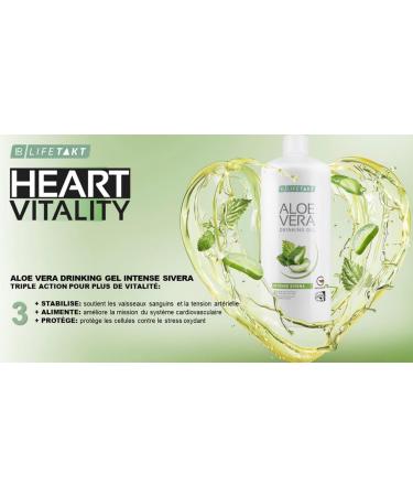 LR Lifetakt Aloe Vera Drinking Gel Intense Sivera Health Care Women Men Drink Every Day Natural Treatment Set of 3-1000 ml./33.3 fl.oz - Buy Online on GoSupps.com