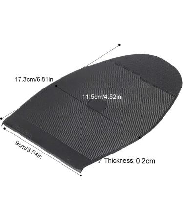 Handmade Black Forefoot Rubber Sole Pad for Leather Shoe Repair - Buy Online on GoSupps.com