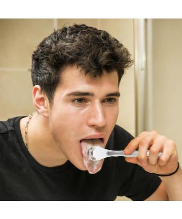 Buy Stainless Steel Tongue Cleaner & Scraper for Bad Breath - Kids Tongue Brush & Gel - Buy Online on GoSupps.com