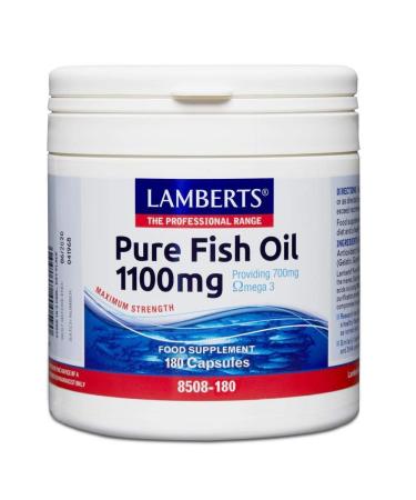 LAMBERTS PURE FISH OIL 1100MG 180's CAPS