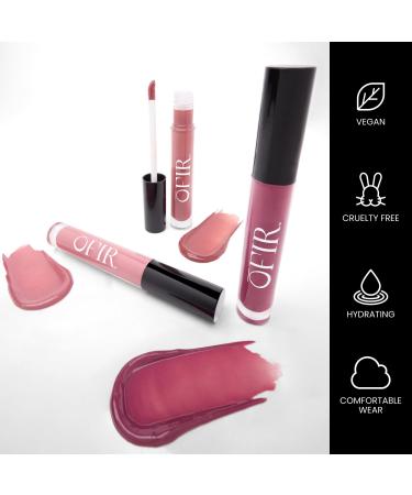 OFIR Hue Hydrator Sheer Lip Jelly | Luminous Gloss Shine Formula With Apricot Oil Coconut Oil Vitamin E for Subtle Color | Vegan Cruelty Free Hydrating lip Balm | Poppy - Dusty Rose 0.135 Fl oz - Buy Online on GoSupps.com