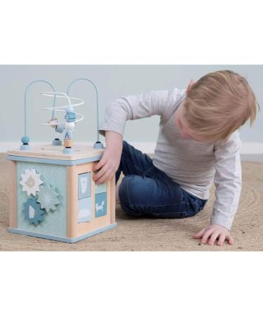 Little Dutch Activity Cube - Blue Motor Skills Loop Adventure for Kids | Shop Internationally - Buy Online on GoSupps.com