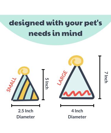 H&K Large Blue Pet Party Hat - Adjustable Strap for Comfort & Stability | Ideal for Birthday Party, Adoption & Gotcha Day Photos - Buy Online on GoSupps.com