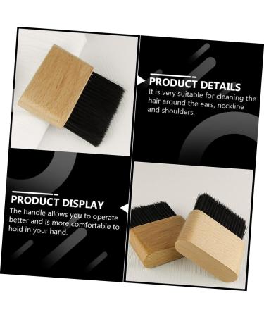 Mikinona 1pc Cleaning Brush Neck Duster Cleaning Duster Neckline Brush Hair Cutting Neck Brush Neck Cleaning Barber Duster Duster Neck Cleaner Brush Hair Cutting Brush Wooden - Buy Online on GoSupps.com