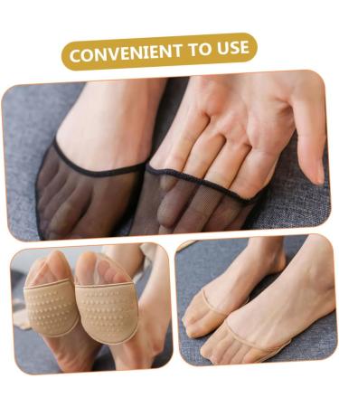 Healeved 8 Pairs Half Socks Wear-Resistant Toe Socks Washable Metatarsal Pads Seamless Toe Socks Ballet Socks Wear-Resistant Forefoot Pads Half Toe Socks Breathable Protector Miss Lace Net - Buy Online on GoSupps.com