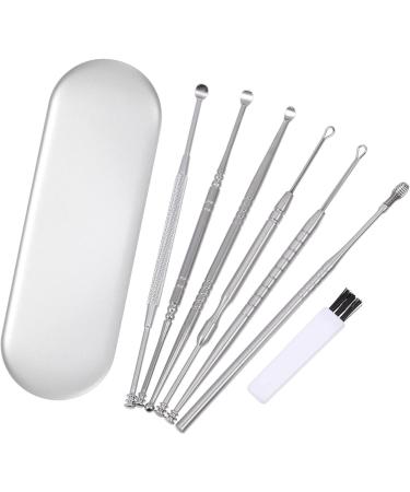 Stainless Steel Ear Pick Tool Kit - Portable Earwax Removal Set for Adults - Buy Online on GoSupps.com