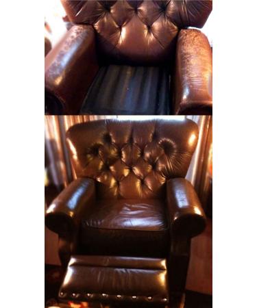 Furniture Leather Max Complete Leather Refinish and Repair Kit/Now with 3 Color Shades to Blend with/Leather & Vinyl Restorer (Deep Browns) - Buy Online on GoSupps.com
