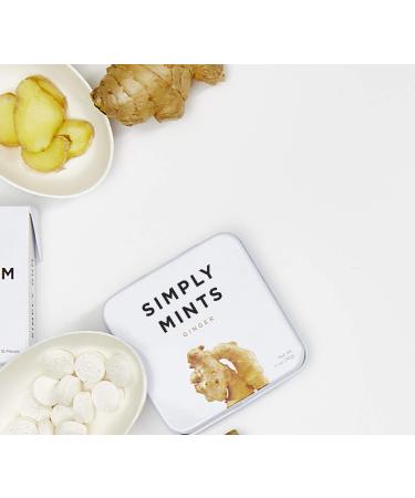 Simply Gum Ginger Mints - 1.1 OZ Fresh Ginger Flavor (Pack of 1) - Buy Online on GoSupps.com
