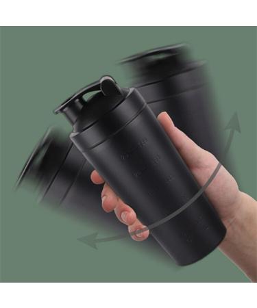 Soynogya Stainless Steel Protein Shaker 500ml - Durable Black Sports & Fitness Shake Bottle for Egg White & Protein Mix - Buy Online on GoSupps.com