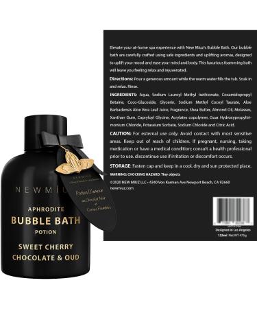 Premium Bubble Bath for Couples - Long Lasting Foaming Bubbles | Romantic Love Cherry Chocolate & Oud - Relaxing Stress Relief Spa Gift - Buy Online on GoSupps.com