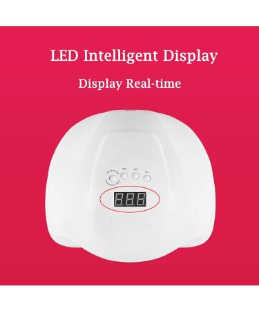 AISENPARTS 54W UV LED Nail Lamp Curing Lamp Gel Nail Dryer with Automatic Sensor 4 Timer Setting Professional Gel Polish Light for Salon and Home Use - Buy Online on GoSupps.com