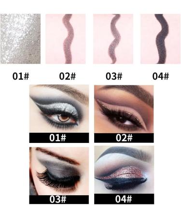 Ayky Long Wear Gel Eyeliner Natural Black Eyeliner Cream Waterproof Rationalu Gel Eyeliner Smokey Eyeshadow Palette Stick Smudge Proof Quick-Drying Matte Create Statement Eye Look (#04) - Buy Online on GoSupps.com