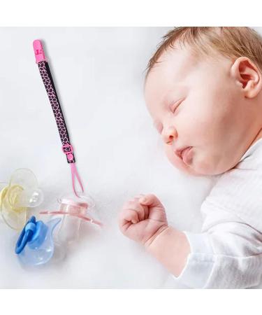 7 Piece Baby Anti-Lost Dummy Pacifier Clips Set | Universal Holder Leash for Boys & Girls | Teething Bite Rings & Folding Wooden Design (Black One Size) - Buy Online on GoSupps.com