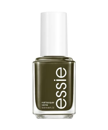 essie Salon-Quality Nail Polish Vegan Fall 2023 Olive Green Meet Me at Midnight 0.46 fl oz