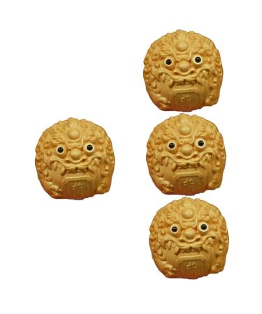 Magiclulu 4 pieces -Surface Fitness Ball Gymnasium Ball Rolling Balls for hand exercises Massage ball Tools rolling balls Wood reusable wooden balls handy