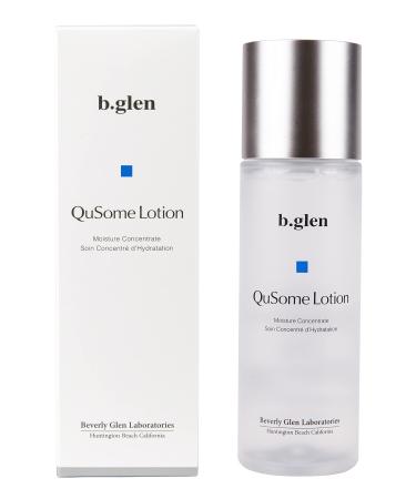 b.glen QuSome Lotion (120mL/4.06fl.oz.) b.glen QuSome Essential Toner's Deep Hydration Delivers up to 17 Hours of Moisture to Quench Your Skin's Thirst