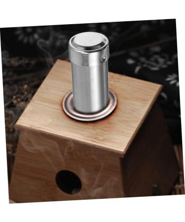 FOMIYES 18 STK Moxa Accessories - Stainless Steel Moxa Gel Burner & Stick Holder | Hot Tool Pusher | Durable 12.5x2.2 cm - Buy Online on GoSupps.com