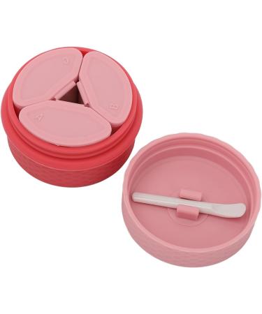 Travel Silicone Makeup Containers Set Portable Cosmetic Container with 3 Dispensers Reusable Refillable Cosmetic Jars for Outdoor Travel - Buy Online on GoSupps.com