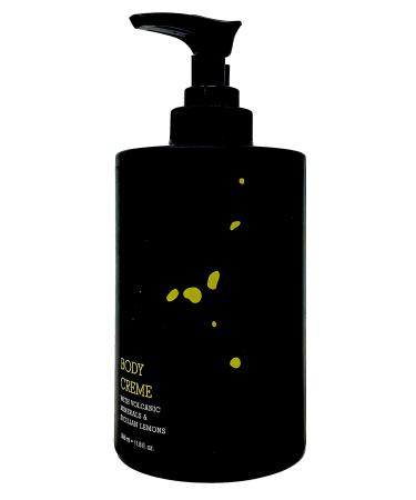 E.Vulcano Body Cr me 11.8 Ounces Body Lotion with Copper Magnesium and Zinc - Sicilian Lemons and Volcanic Minerals