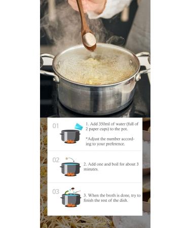 Mama Coin Instant Korean Soup Base Tablet 34 Capsules Beef Garlic Onion Green Onion All natural ingredients Very simple all in one tablets No Flavor-Enhancer Non-MSG - Buy Online on GoSupps.com