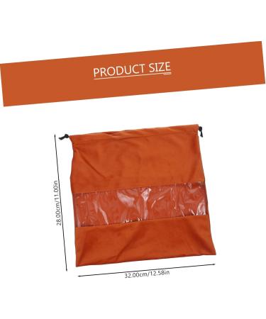 TOVINANNA 2pcs Hair Dryer Storage Bag Practical Bags Travel Hair Dryer Drawstring Storage Bags Pvc Coffee - Buy Online on GoSupps.com