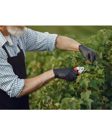 Buy Tiga-Med Powder-Free Black Nitrile Gloves - 100 pcs X-Large | Latex-Free Disposable One-Off Gloves for International Shipping - Buy Online on GoSupps.com