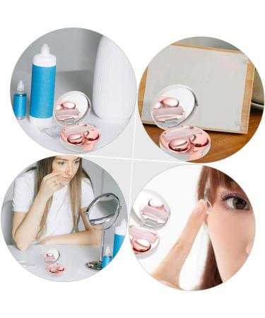 Homsfou Travel Contact Lens Container & Glasses Case - Durable Double Storage Box for Easy Carrying | Perfect for International Shipping - Buy Online on GoSupps.com