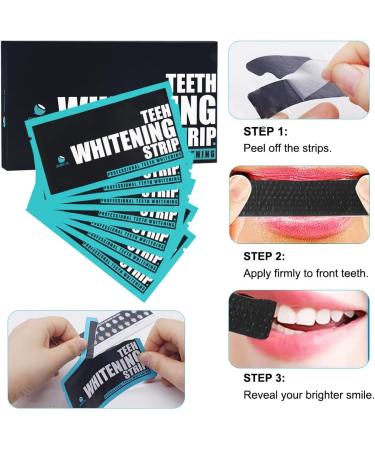 Teeth Whitening Strips New Enamel-Safe Teeth Whitening Formula No Sensitivity for Brilliantly White Teeth 7 Pairs - Buy Online on GoSupps.com