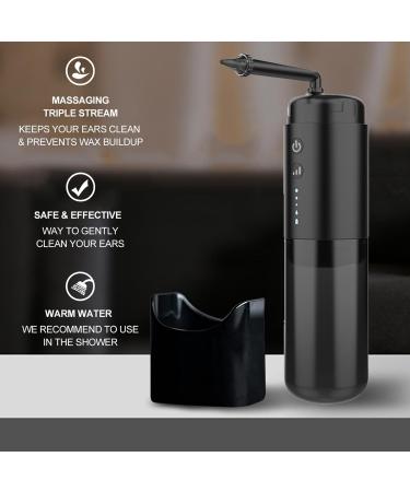 Electric Ear Wax Removal System - Water Powered Ear Irrigation Tool with 3 Pressure Settings for Effective Ear Cleaning - Buy Online on GoSupps.com