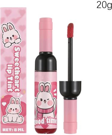Liquid lipstick wine-colored lip stain glossy lips | Long-lasting matte wine-colored lip gloss for waterproof treats for beauty-conscious women and daters - Buy Online on GoSupps.com