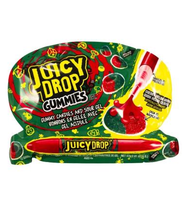 Juicy Drop Gummies Extreme 12 x 57g Delicious Tasty And Twisty Treat Gift Hamper For Birthday Christmas Sold By Kidzbuzz
