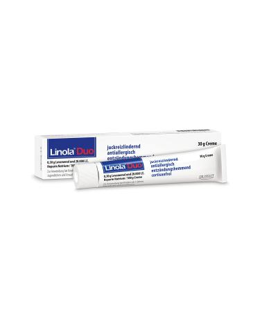 Linola Duo 30 g - cream in neurodermatitis eczema and inflammation of the skin |Efforts itchy and anti -inflammatory effects |Without cortisone
