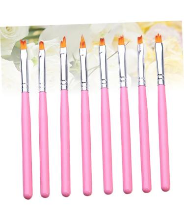 DOITOOL 3 Sets Nail Art Supplies Nail Gel Nail Art Brush Gel Nail Brush Nail Painting Pen Cleaning Gel Nail Art Accessories Nail Art Tool Nail Painting Tool Pink Painted Manicure Tools - Buy Online on GoSupps.com