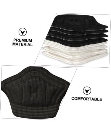 FOMIYES 2 Pairs Shoe Bottom Protector Heel Pads - Men & Women Stickers for Boots & Sneakers Thicken Black 11.5x8cm - International Shipping Available - Buy Online on GoSupps.com