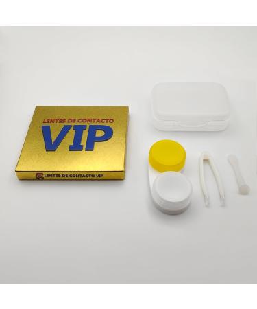 Barcelona VIP Green Contact Lenses - Super Natural Design with Ring | Annual Colored Lenses (2 Pack) + Case Tweezers & Soft Silicone Applicators - Buy Online on GoSupps.com