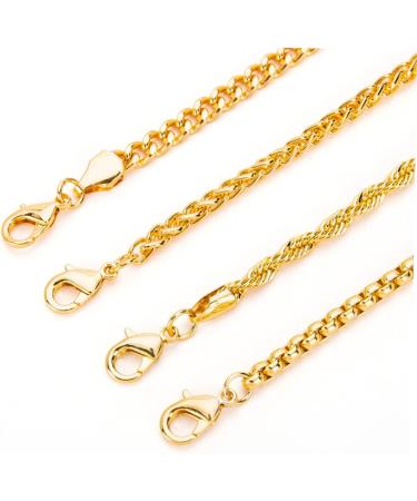 GLSTOY 1pc Women Chain Diamond Necklace Mens Necklace Women Necklace Charm Pendant Necklaces Golden - Buy Online on GoSupps.com