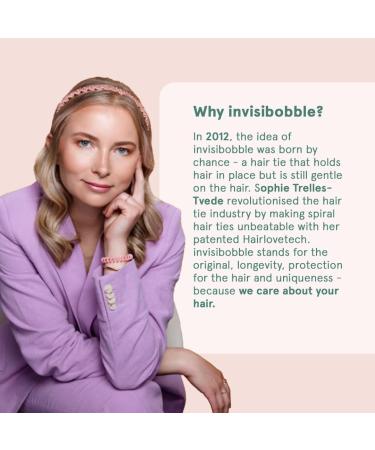 Invisibobble Scrunchie Recycling Rock Spiral Elastic for Everyone Hair Types Strong Hold and Respectful of Hair 1 Piece Made in Germany Sprunchie - Buy Online on GoSupps.com