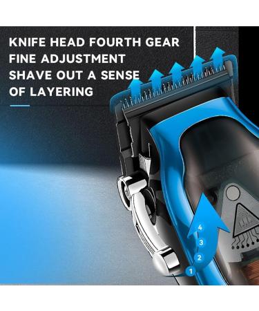 Hair Clippers Fully Automatic Hair Trimmer Men's Barbershop Hair Clipper Beard Corded/Cordless Electric Barber Rechargeable - Buy Online on GoSupps.com