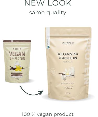 NutritionPlus Germany Nutri + Vegan Matcha Latte protein powder 1 kg 76 protein Protein powder 3k Protein powder 1000g milk & lactosefree Matcha Latte 1 kg - Buy Online on GoSupps.com